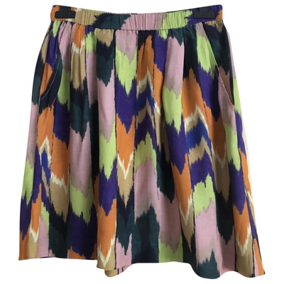 Pre-owned Pablo Mini Skirt In Multicolour
