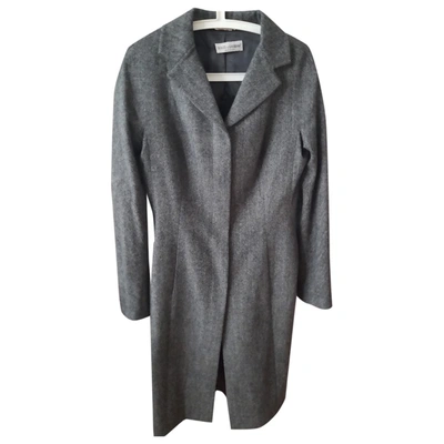 Pre-owned Dolce & Gabbana Wool Coat In Grey