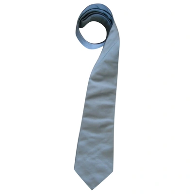 Pre-owned Ralph Lauren Silk Tie In Blue