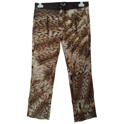 Pre-owned Roberto Cavalli Large Pants In Other