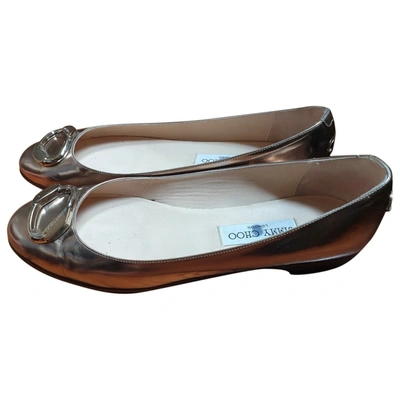 Pre-owned Jimmy Choo Leather Ballet Flats