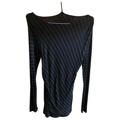 Pre-owned Calvin Klein Black Viscose Top