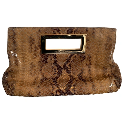 Pre-owned Michael Kors Leather Clutch Bag In Multicolour