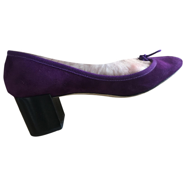 repetto suede ballet flats