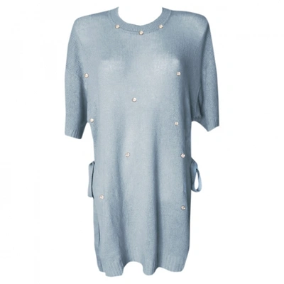 Pre-owned 3.1 Phillip Lim / フィリップ リム Wool Mini Dress In Blue