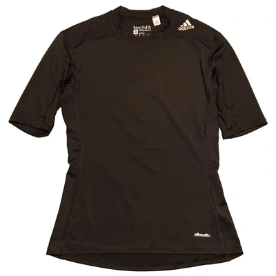 Pre-owned Adidas Originals Black Lycra T-shirt
