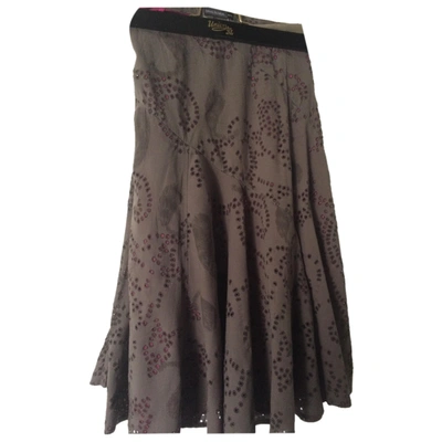 Pre-owned Barbara Bui Skirt In Khaki