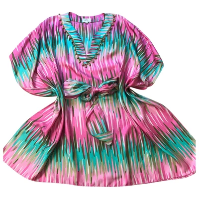 Pre-owned Milly Silk Tunic In Multicolour