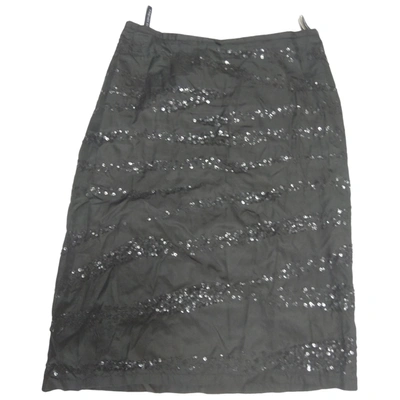 Pre-owned French Connection Silk Mini Skirt In Black
