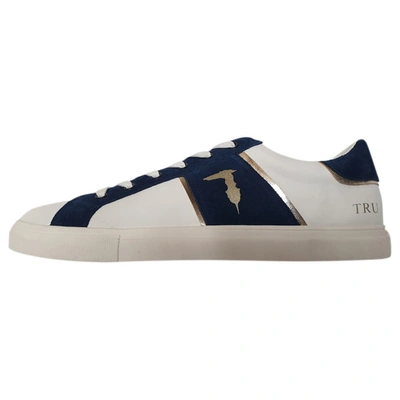 Pre-owned Trussardi Leather Low Trainers In Multicolour