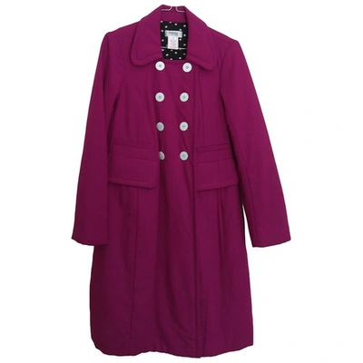 Pre-owned Sonia By Sonia Rykiel Wool Coat In Pink