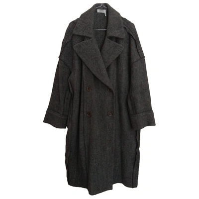 Pre-owned Sonia By Sonia Rykiel Wool Coat In Grey