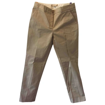 Pre-owned Michael Kors Chino Trousers In Beige