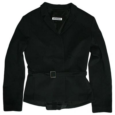 Pre-owned Jil Sander Wool Jacket In Black