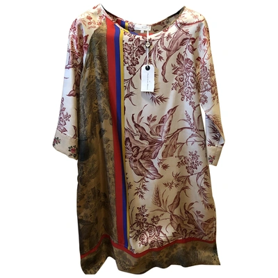 Pre-owned Pierre-louis Mascia Multicolour Silk Dress