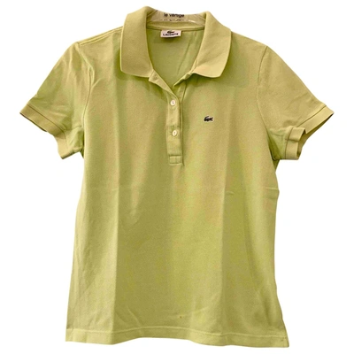 Pre-owned Lacoste Green Cotton Top