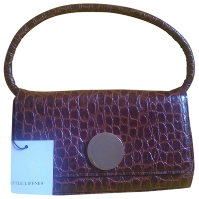Pre-owned Little Liffner Leather Mini Bag In Brown