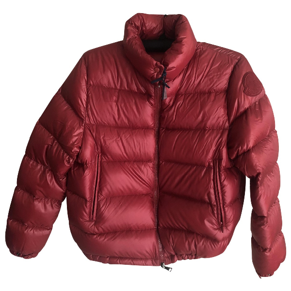 Pre-owned Moncler Classic Red Coat | ModeSens