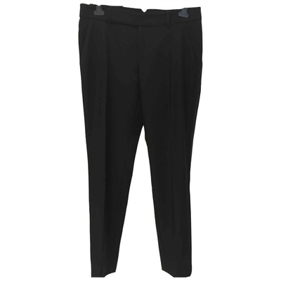 Pre-owned Comptoir Des Cotonniers Straight Pants In Black
