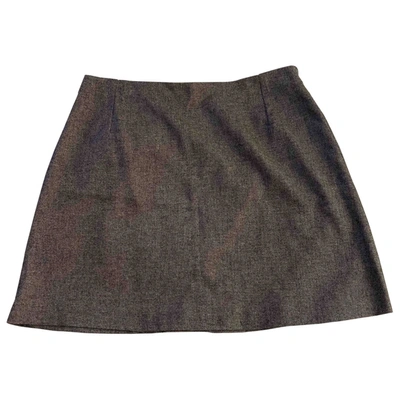 Pre-owned Tara Jarmon Skirt In Grey