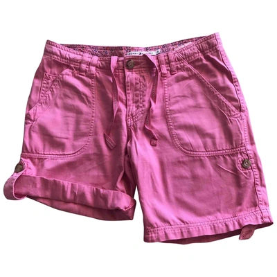 Pre-owned Tommy Hilfiger Pink Cotton Shorts