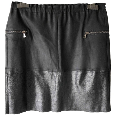 Pre-owned Drome Black Leather Skirt