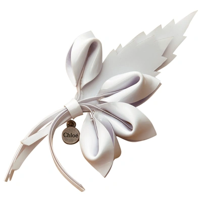 Pre-owned Chloé White Pins & Brooches