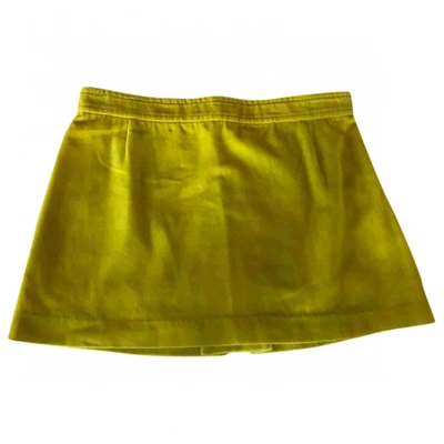 Pre-owned Missoni Skirt In Yellow