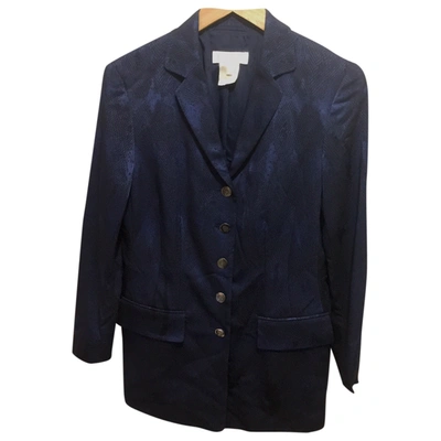 Pre-owned Escada Blue Viscose Jacket
