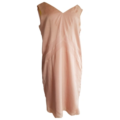 Pre-owned Closed Mid-length Dress In Pink