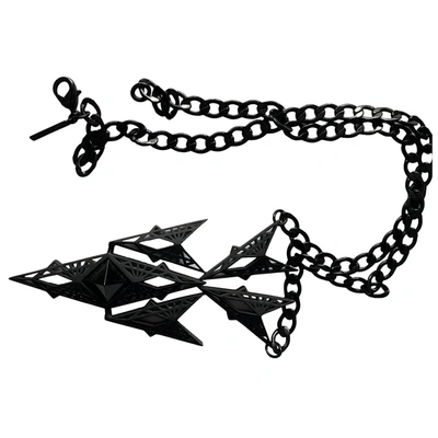 Pre-owned Eddie Borgo Pendant In Black