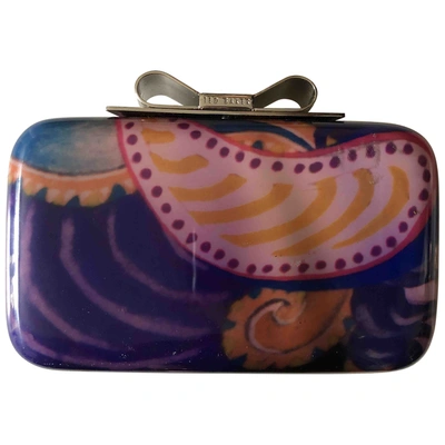 Pre-owned Ted Baker Clutch Bag In Multicolour