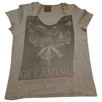 Pre-owned Allsaints Grey Cotton T-shirts