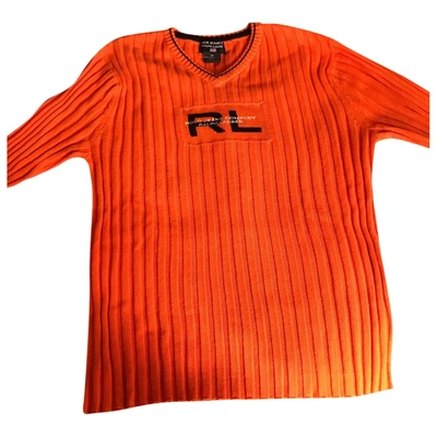 Pre-owned Polo Ralph Lauren Jumper In Orange