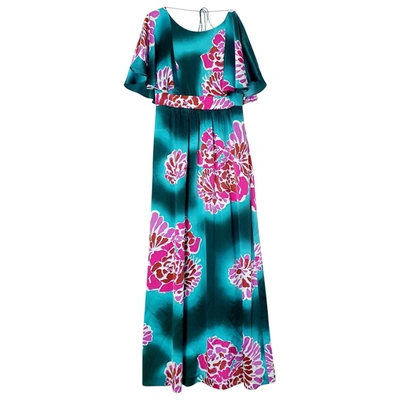 Pre-owned Tibi Silk Maxi Dress In Multicolour