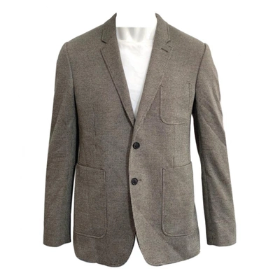 Pre-owned Burberry Waistcoat In Grey