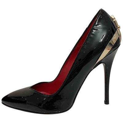 Pre-owned Cesare Paciotti Patent Leather Heels In Black