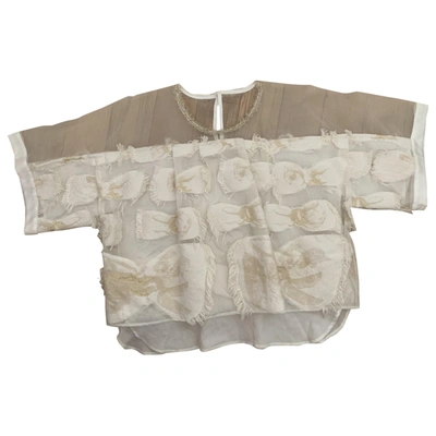 Pre-owned Tsumori Chisato White Cotton  Top