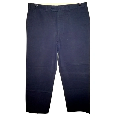 Pre-owned Ermenegildo Zegna Trousers In Blue