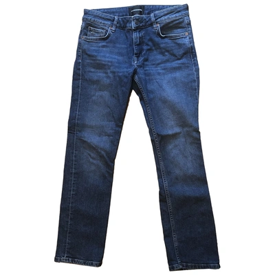 Pre-owned J. Lindeberg Straight Jeans In Blue