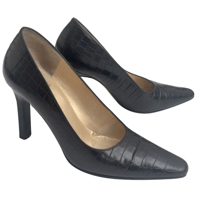 Pre-owned Charles Jourdan Patent Leather Heels In Black