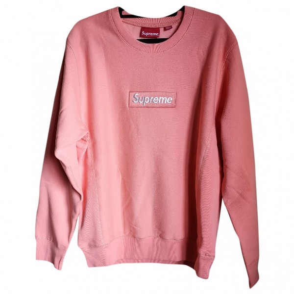 Pre-owned Supreme Pink Cotton Knitwear & Sweatshirts | ModeSens