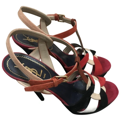 Pre-owned Saint Laurent Sandals In Multicolour