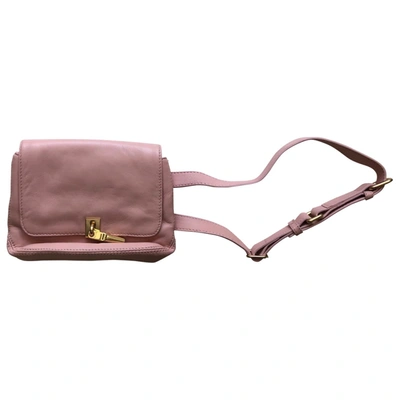 Pre-owned Elizabeth And James Leather Handbag In Pink