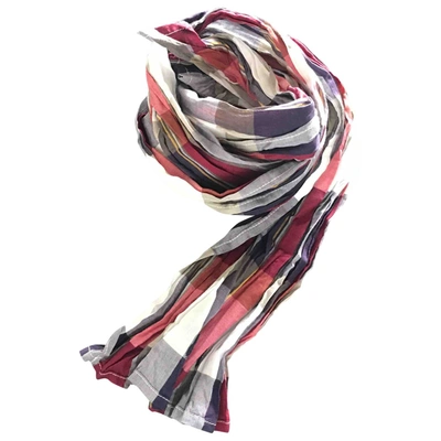 Pre-owned Tommy Hilfiger Multicolour Cotton Scarf & Pocket Squares