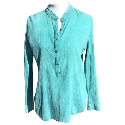 Pre-owned Zadig & Voltaire Spring Summer 2019 Tunic In Turquoise
