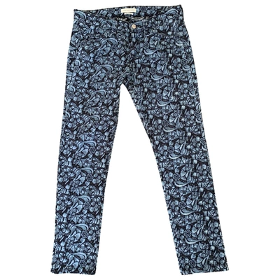 Pre-owned Isabel Marant Étoile Slim Trousers In Blue