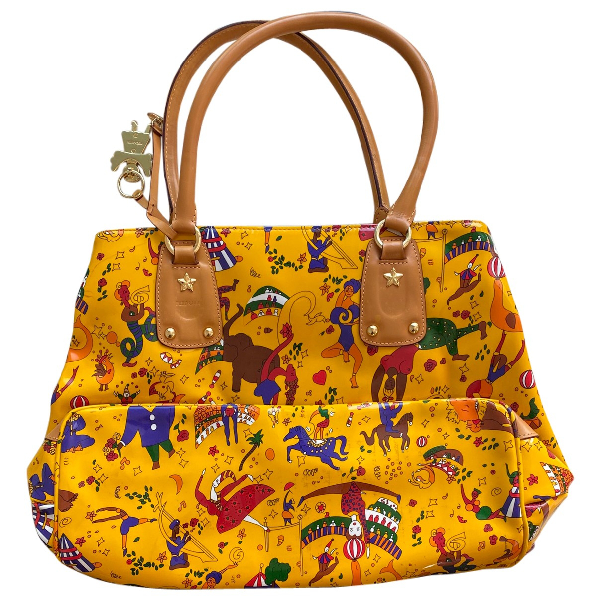 yellow patent leather handbags