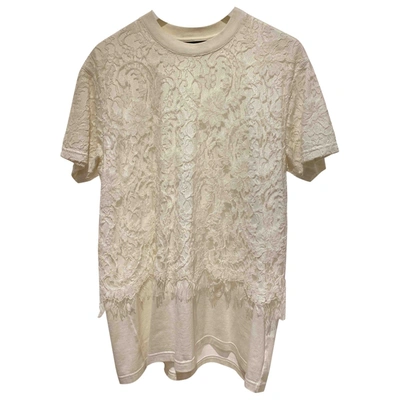 Pre-owned Givenchy White Cotton T-shirt