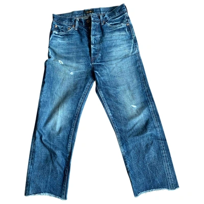 Pre-owned Chimala Blue Denim - Jeans Trousers